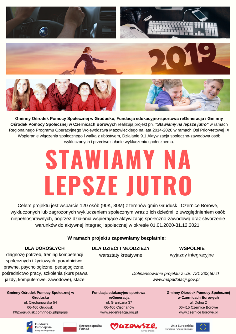 1Plakat stawiamy na lepsze jutro
