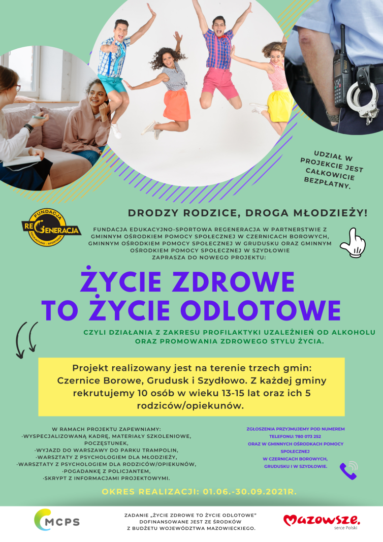 Plakat ŻYCIE ZDROWE TO ŻYCIE ODLOTOWE(1)